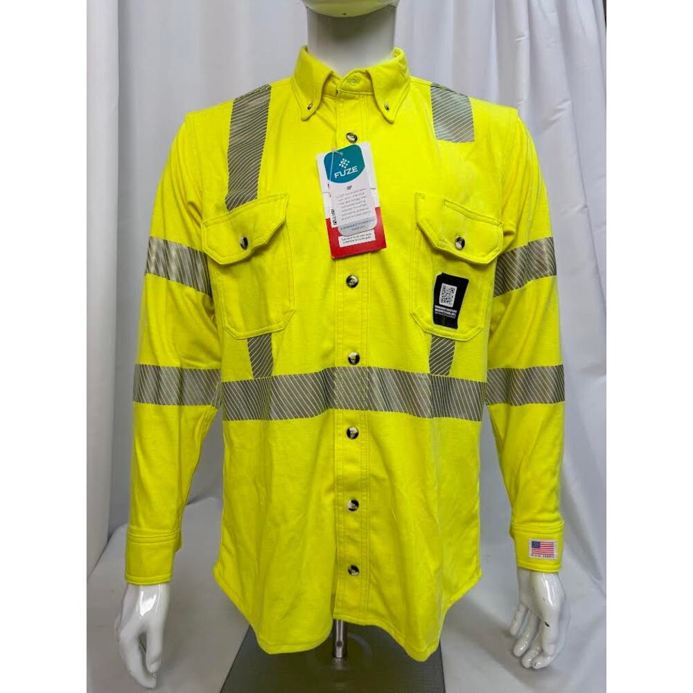 NEW! LAKELAND ISH65DH29RT-LG‎ Westex DH FR Shirt, Hi-Vis XLT